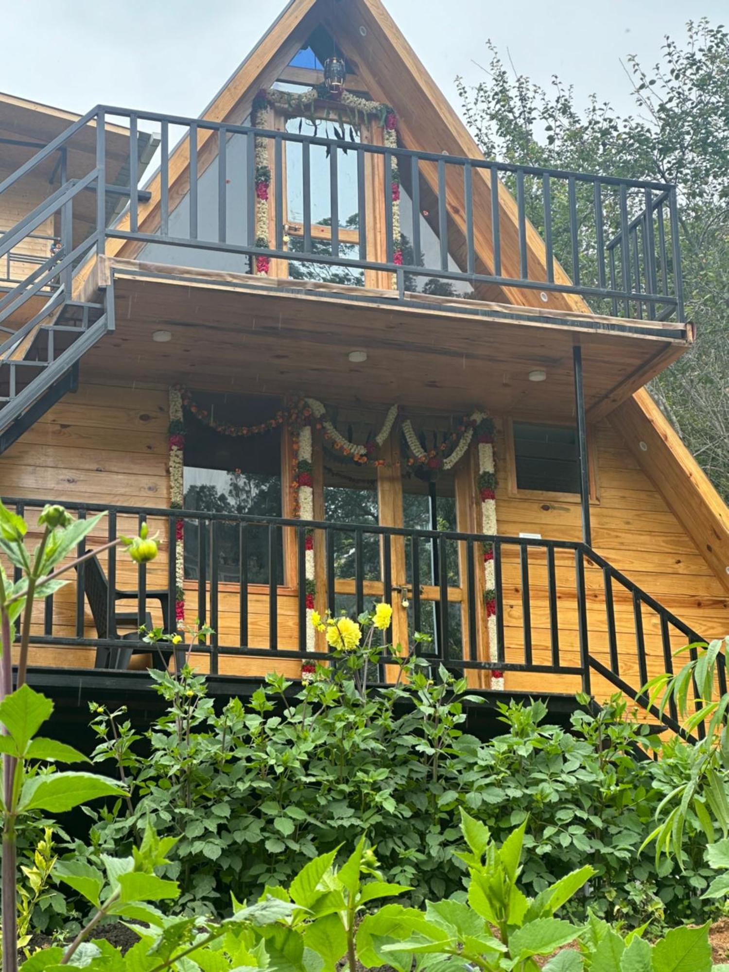 Magica Mount A Frame Wood House Villa Кодайканал Екстериор снимка